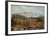 Construction of Seaham Harbour, 1831-Robert Mackreth-Framed Giclee Print