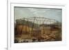 Construction of Seaham Harbour, 1831-Robert Mackreth-Framed Giclee Print