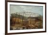 Construction of Seaham Harbour, 1831-Robert Mackreth-Framed Giclee Print