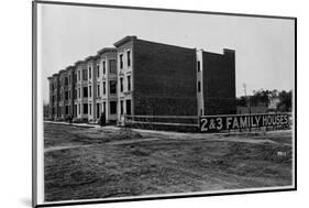 Construction of Tenements, New York-Roy Stryker-Mounted Photographic Print