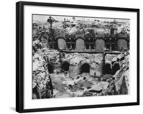 Construction of the Aswan High Dam-null-Framed Photographic Print