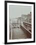 Construction of the Bridge Approach to Rotherhithe Tunnel, Bermondsey, London, 1906-null-Framed Photographic Print