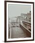 Construction of the Bridge Approach to Rotherhithe Tunnel, Bermondsey, London, 1906-null-Framed Photographic Print