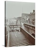 Construction of the Bridge Approach to Rotherhithe Tunnel, Bermondsey, London, 1906-null-Stretched Canvas