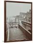 Construction of the Bridge Approach to Rotherhithe Tunnel, Bermondsey, London, 1906-null-Framed Photographic Print