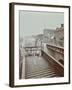 Construction of the Bridge Approach to Rotherhithe Tunnel, Bermondsey, London, 1906-null-Framed Photographic Print