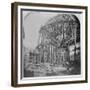 Construction of the British Museum Reading Room, 1854-57 (B/W Photo)-English Photographer-Framed Giclee Print