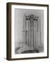 Construction of the Brooklyn Bridge-null-Framed Photographic Print