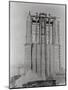 Construction of the Brooklyn Bridge-null-Mounted Photographic Print