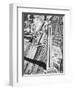 Construction of the Canadian National Tower-null-Framed Photographic Print