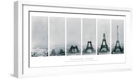 Construction of the Eiffel Tower-Unknown The Vintage Collection-Framed Art Print