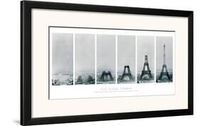 Construction of the Eiffel Tower-The Vintage Collection-Framed Art Print