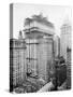 Construction of the Equitable Building, New York-null-Stretched Canvas