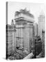 Construction of the Equitable Building, New York-null-Stretched Canvas