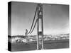 Construction of the Golden Gate Bridge is Well Under Way-null-Stretched Canvas
