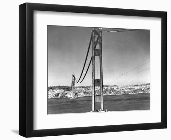 Construction of the Golden Gate Bridge is Well Under Way-null-Framed Photographic Print