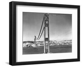 Construction of the Golden Gate Bridge is Well Under Way-null-Framed Photographic Print