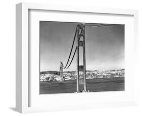Construction of the Golden Gate Bridge is Well Under Way-null-Framed Photographic Print