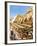 Construction of the Great Pyramid at Giza-Green-Framed Giclee Print