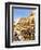 Construction of the Great Pyramid at Giza-Green-Framed Giclee Print