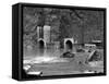 Construction of the Hoover Dam-null-Framed Stretched Canvas