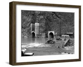 Construction of the Hoover Dam-null-Framed Photographic Print