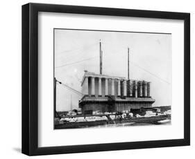 Construction of the Lincoln Memorial-null-Framed Photographic Print