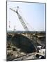 Construction of the Needle Eye Bridge over the M1 at Barnsley, South Yorkshire, 1963-Michael Walters-Mounted Photographic Print