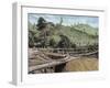 Construction of the Panama Canal. Works in Bridge Called 'Alto-Obispo'-Prisma Archivo-Framed Photographic Print