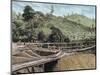 Construction of the Panama Canal. Works in Bridge Called 'Alto-Obispo'-Prisma Archivo-Mounted Photographic Print