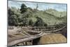 Construction of the Panama Canal. Works in Bridge Called Alto-Obispo .-Tarker-Mounted Giclee Print