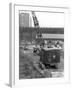 Construction of the Reservoir, Manvers Main Colliery, Wath Upon Dearne, South Yorkshire, 1955-Michael Walters-Framed Photographic Print