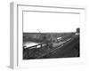 Construction of the Reservoir, Manvers Main Colliery, Wath Upon Dearne, South Yorkshire, 1955-Michael Walters-Framed Photographic Print