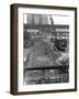 Construction of the Reservoir, Manvers Main Colliery, Wath Upon Dearne, South Yorkshire, 1955-Michael Walters-Framed Photographic Print