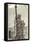 Construction of the Statue of Liberty-null-Framed Stretched Canvas