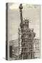 Construction of the Statue of Liberty-null-Stretched Canvas