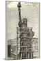 Construction of the Statue of Liberty-null-Mounted Art Print