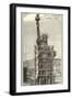 Construction of the Statue of Liberty-null-Framed Art Print