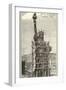 Construction of the Statue of Liberty-null-Framed Art Print