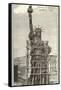 Construction of the Statue of Liberty-null-Framed Stretched Canvas