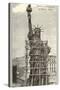 Construction of the Statue of Liberty-null-Stretched Canvas