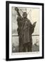 Construction of the Statue of Liberty-null-Framed Art Print