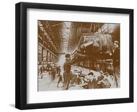 Construction of the T-34 Tanks at the Kirov Factory in Chelyabinsk-null-Framed Giclee Print