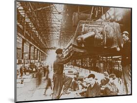 Construction of the T-34 Tanks at the Kirov Factory in Chelyabinsk-null-Mounted Giclee Print