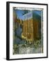 Construction of the Temple at Jerusalem by King Solomon, 15th Century-null-Framed Premium Giclee Print