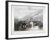 Construction of the Thames Tunnel, London, 1827-George Cooke-Framed Giclee Print