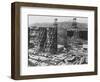 Construction of the Three Double-Chamber Locks that Comprise the Gatun Lock in the Panama Canal-null-Framed Photographic Print