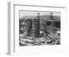 Construction of the Three Double-Chamber Locks that Comprise the Gatun Lock in the Panama Canal-null-Framed Photographic Print
