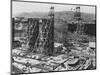 Construction of the Three Double-Chamber Locks that Comprise the Gatun Lock in the Panama Canal-null-Mounted Photographic Print