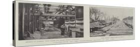 Construction of the Underground Railway in New York-null-Stretched Canvas